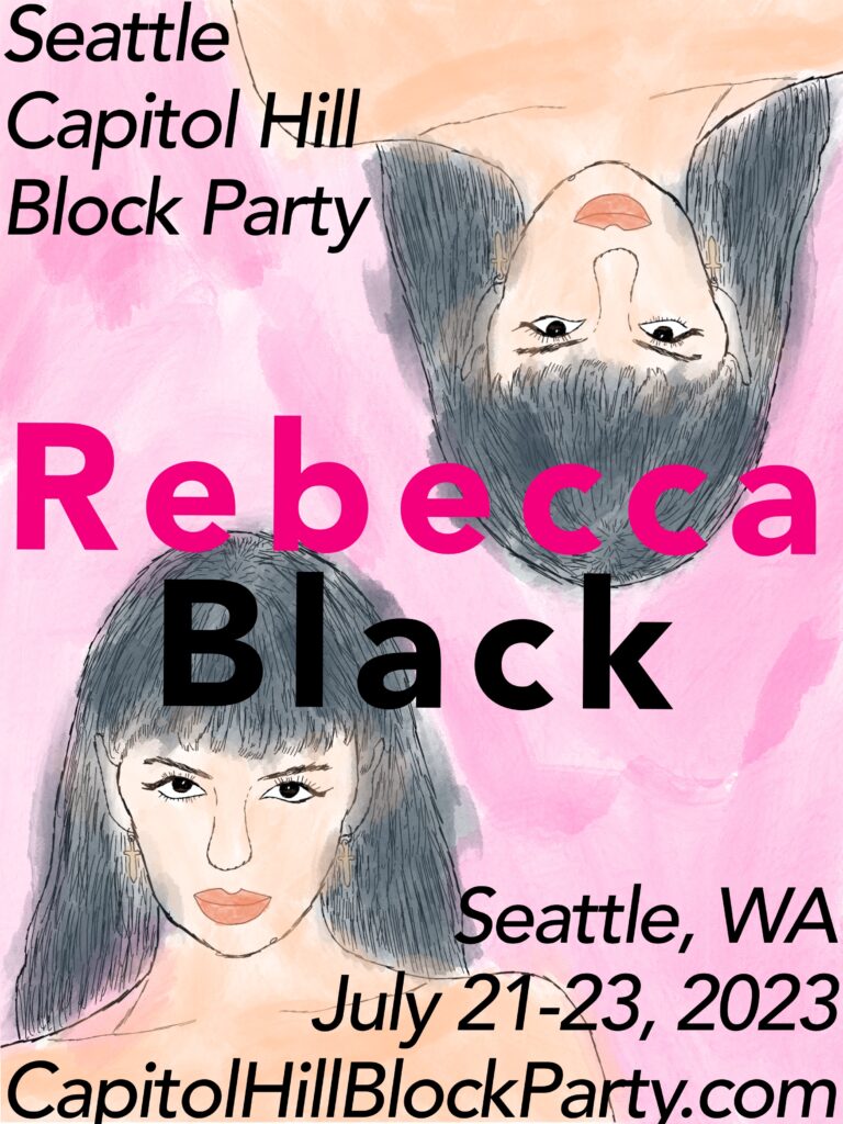 Rebecca Black Concert Poster